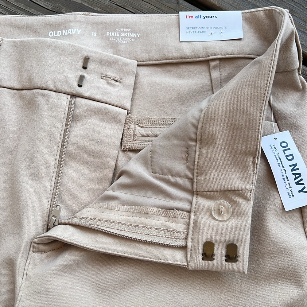 Old Navy Pixie Skinny High-Rise Secret Smooth Pockets NWT - Picture 8 of 9
